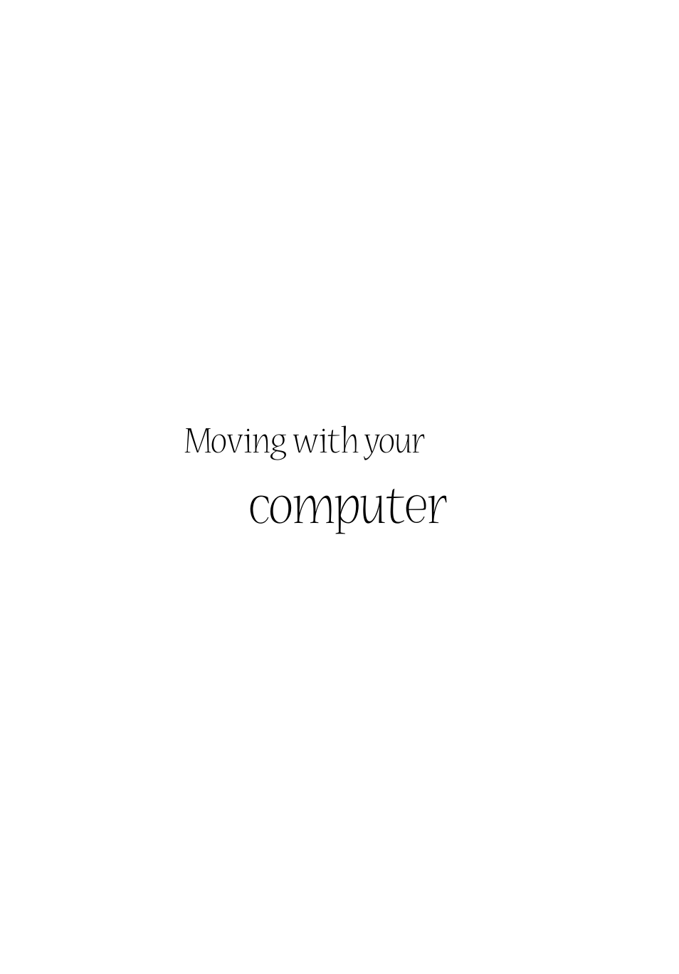 Moving with your computer, Computer | Acer Aspire 1800 User Manual | Page 57 / 114