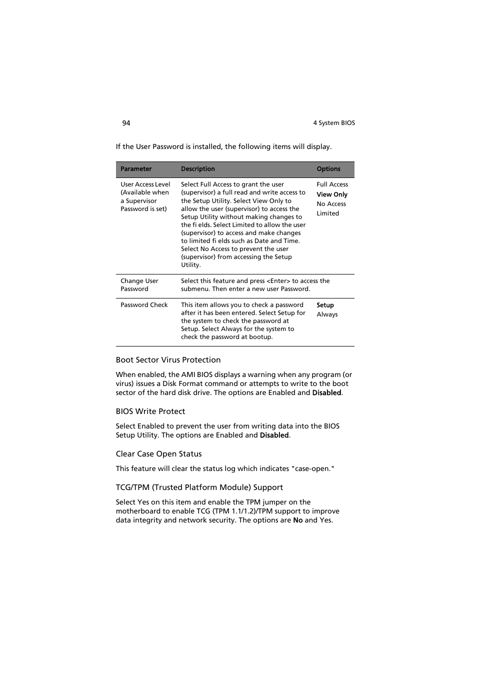 Acer AT350 F1 User Manual | Page 106 / 184