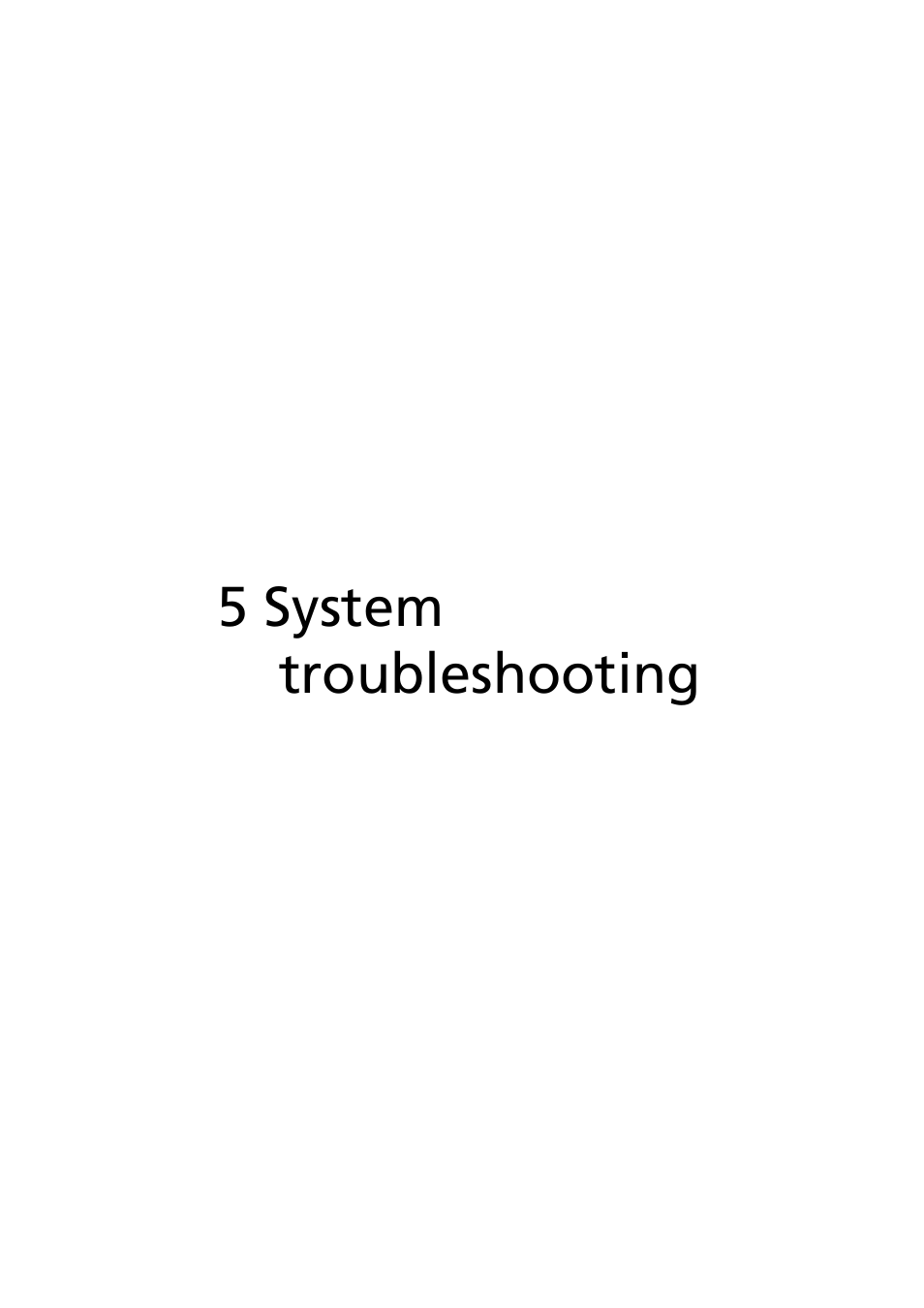 5 system troubleshooting | Acer AT350 F1 User Manual | Page 117 / 184