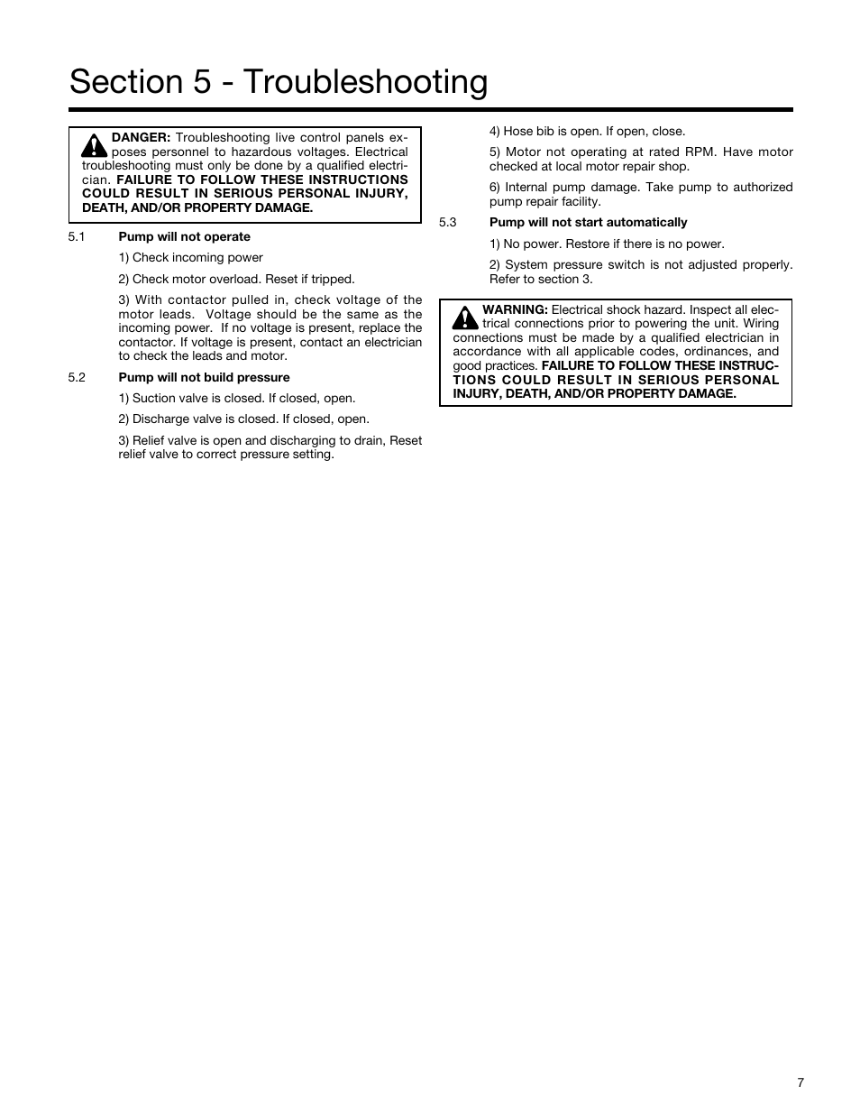 Xylem 19-001-290B Residential Fire Pump Package User Manual | Page 7 / 10