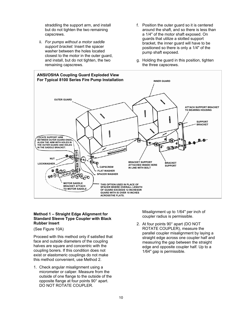 Xylem 8100 Series Centrifugal Pumps AC2515 REV.C User Manual | Page 10 / 63