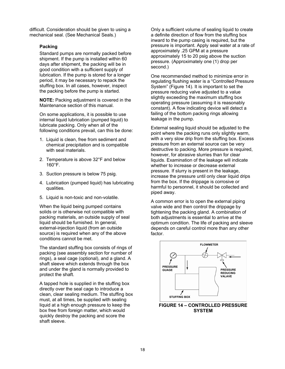 Xylem 8100 Series Centrifugal Pumps AC2515 REV.C User Manual | Page 18 / 63