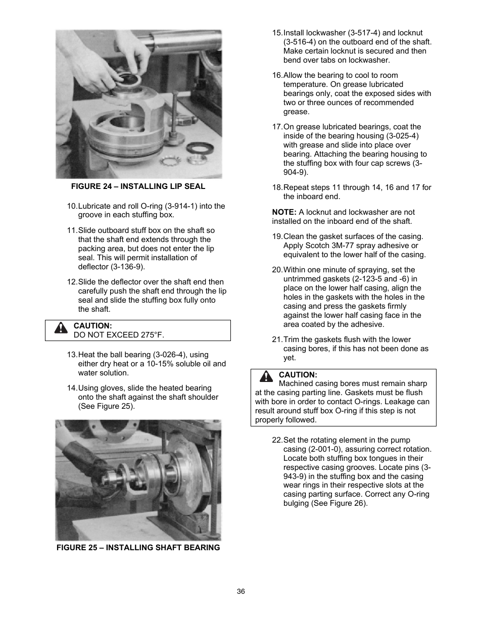Xylem 8100 Series Centrifugal Pumps AC2515 REV.C User Manual | Page 36 / 63