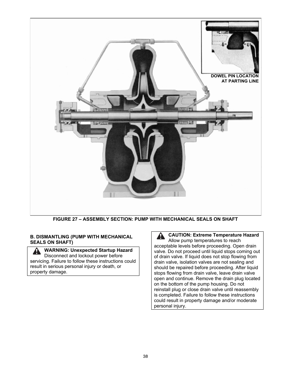 Xylem 8100 Series Centrifugal Pumps AC2515 REV.C User Manual | Page 38 / 63