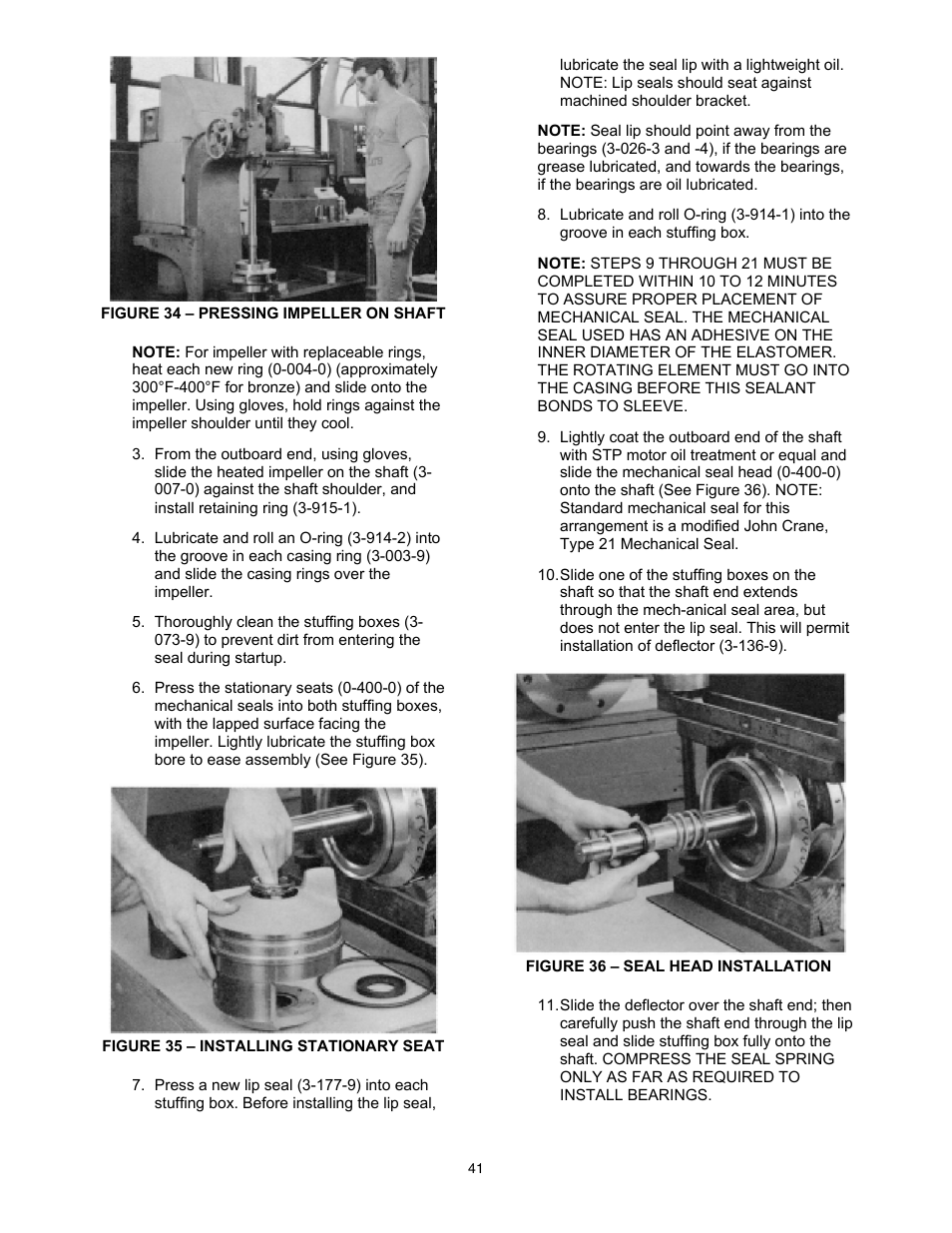 Xylem 8100 Series Centrifugal Pumps AC2515 REV.C User Manual | Page 41 / 63