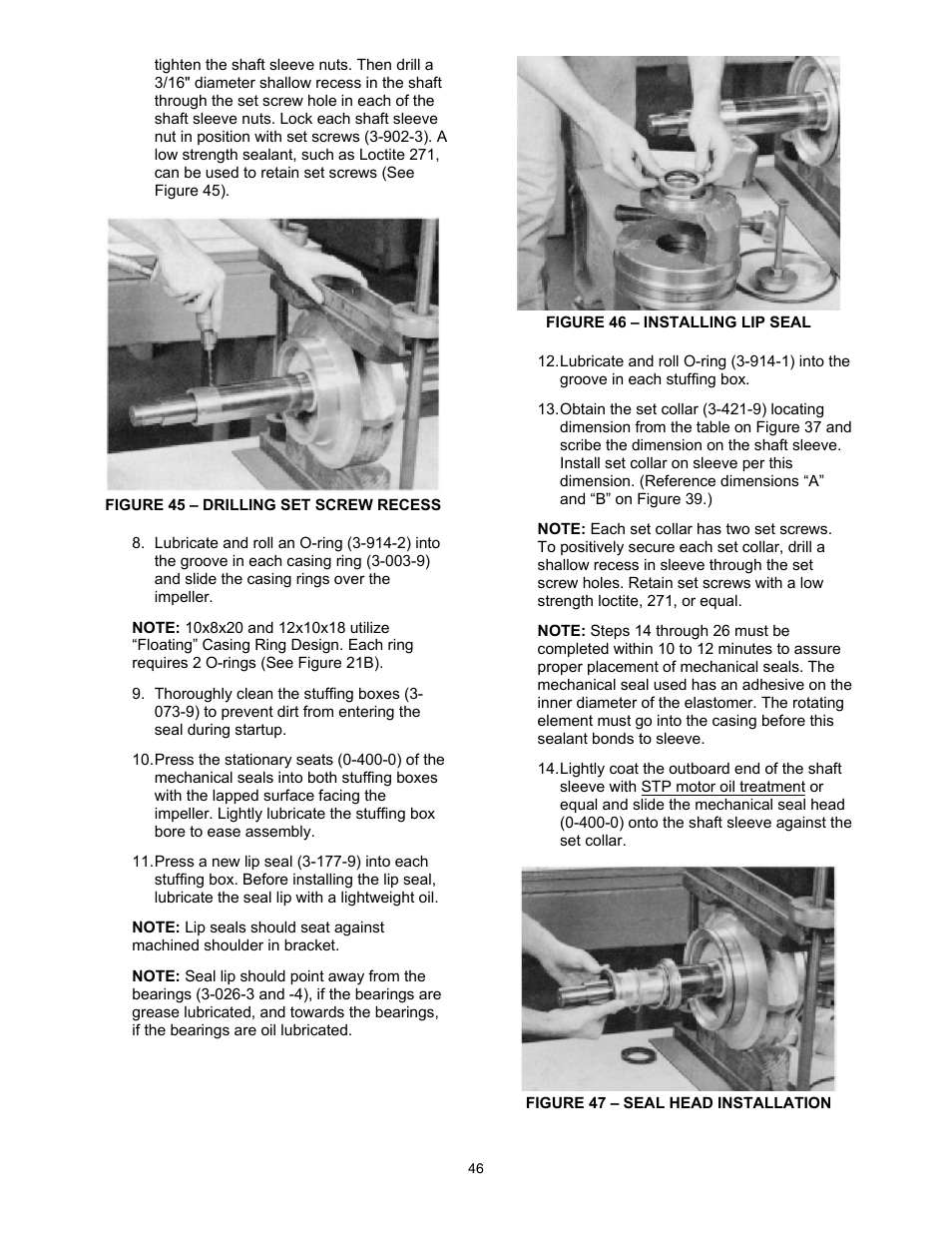 Xylem 8100 Series Centrifugal Pumps AC2515 REV.C User Manual | Page 46 / 63