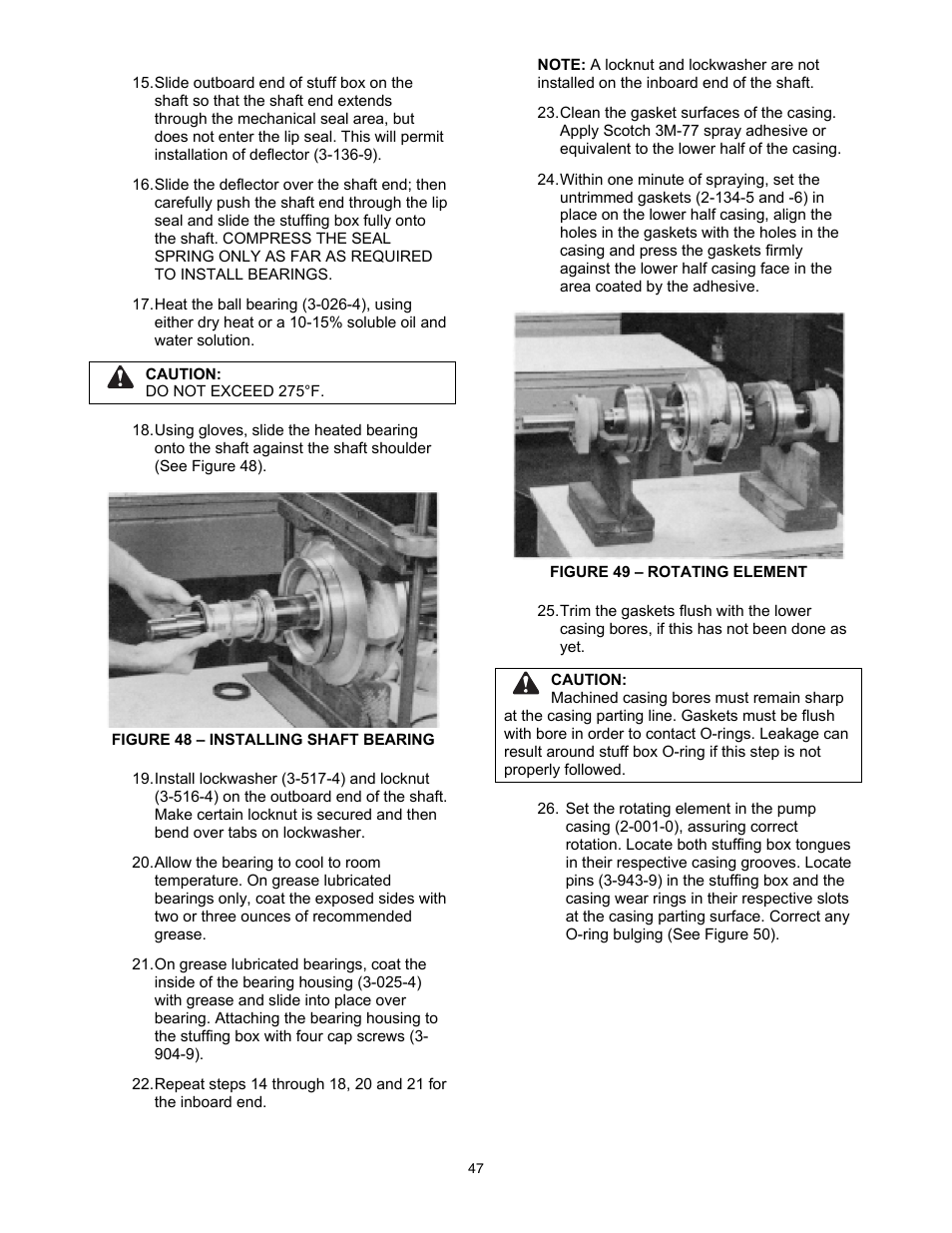 Xylem 8100 Series Centrifugal Pumps AC2515 REV.C User Manual | Page 47 / 63