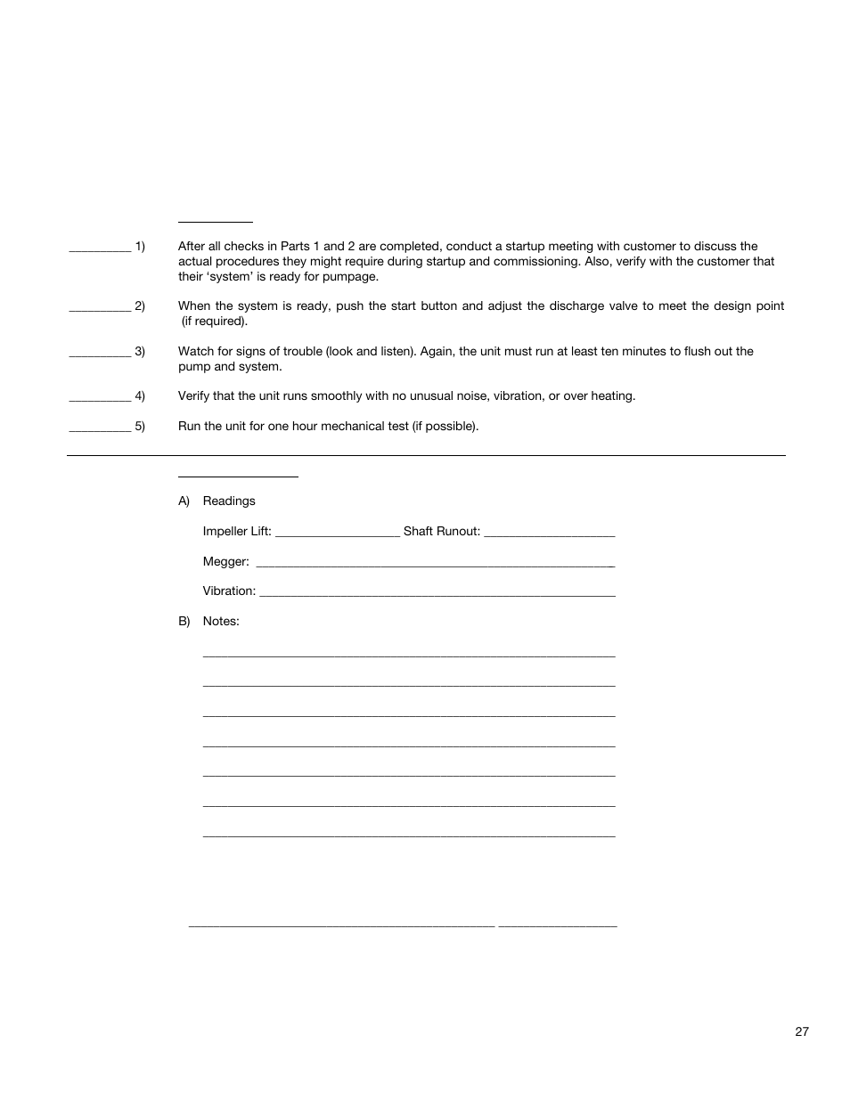 Xylem A-C Fire Pump – Vertical Turbine Fire Pump AC8499 User Manual | Page 27 / 28