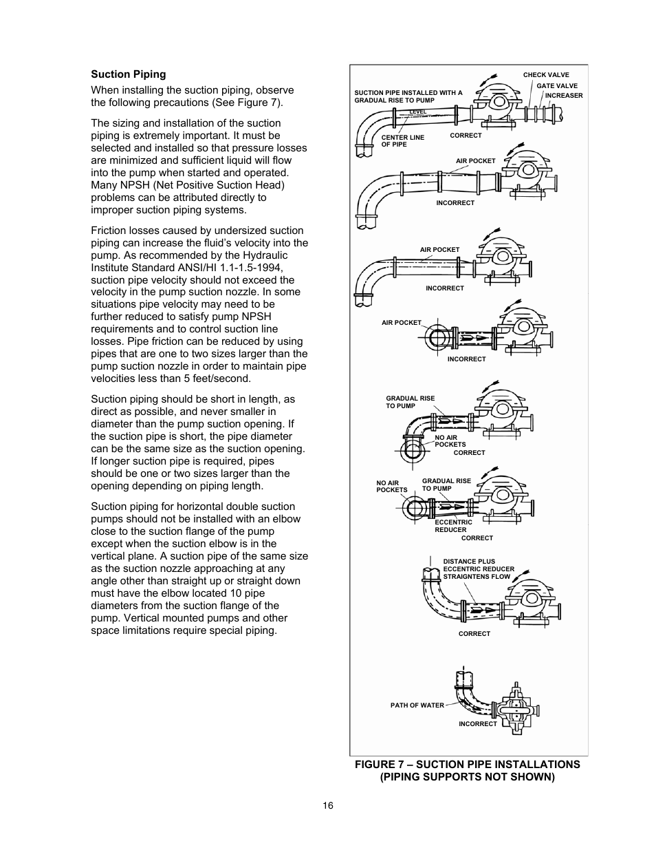 Xylem 9100 Series Base Mounted Centrifugal Fire Pumps AC8585 REV.C User Manual | Page 16 / 37