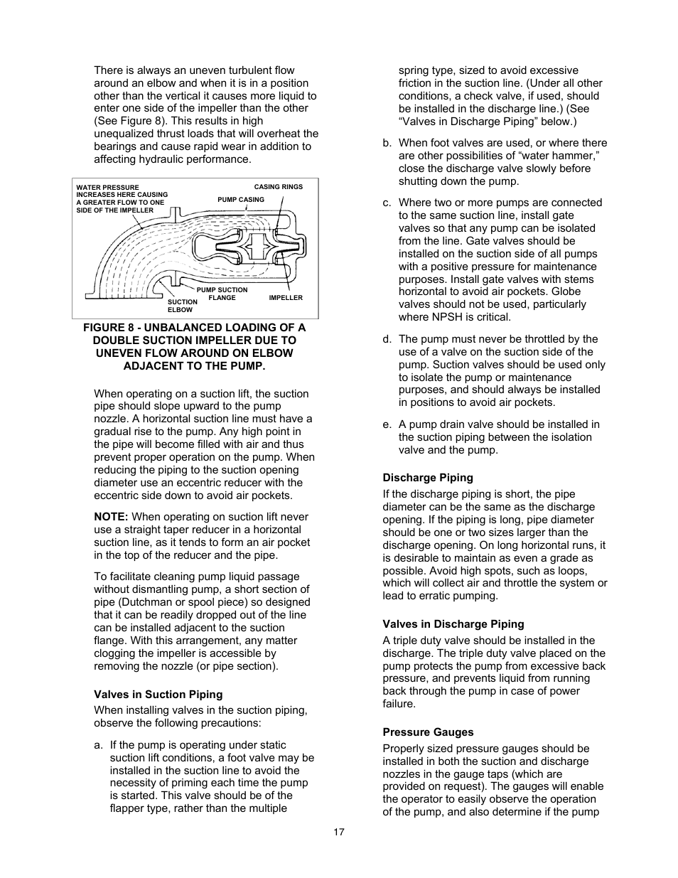 Xylem 9100 Series Base Mounted Centrifugal Fire Pumps AC8585 REV.C User Manual | Page 17 / 37