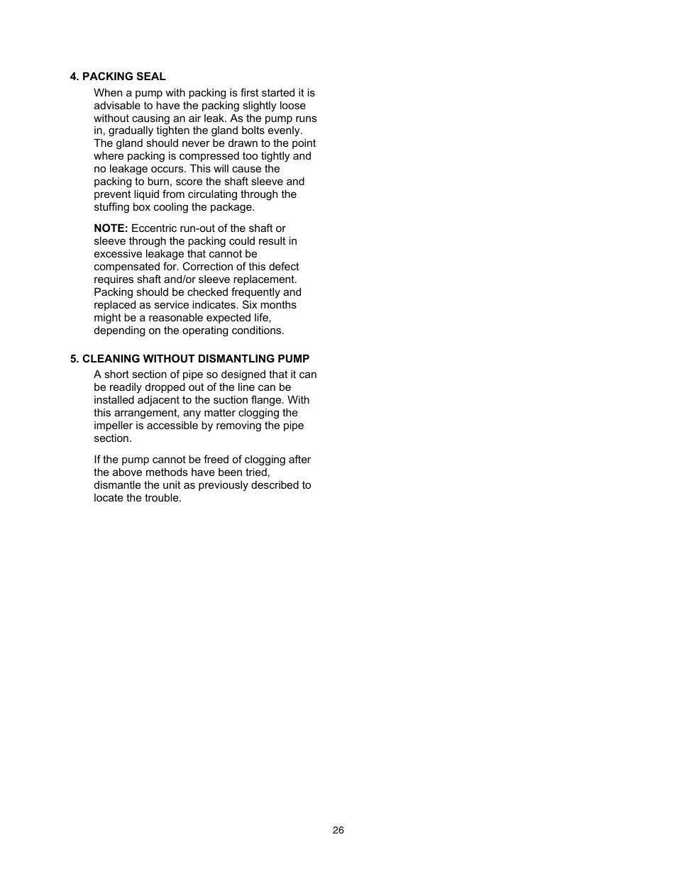 Xylem 9100 Series Base Mounted Centrifugal Fire Pumps AC8585 REV.C User Manual | Page 26 / 37