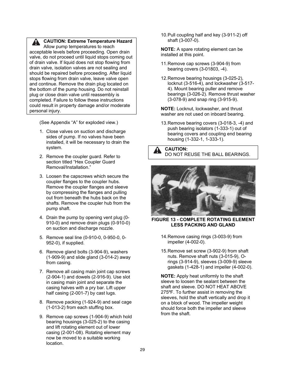 Xylem 9100 Series Base Mounted Centrifugal Fire Pumps AC8585 REV.C User Manual | Page 29 / 37