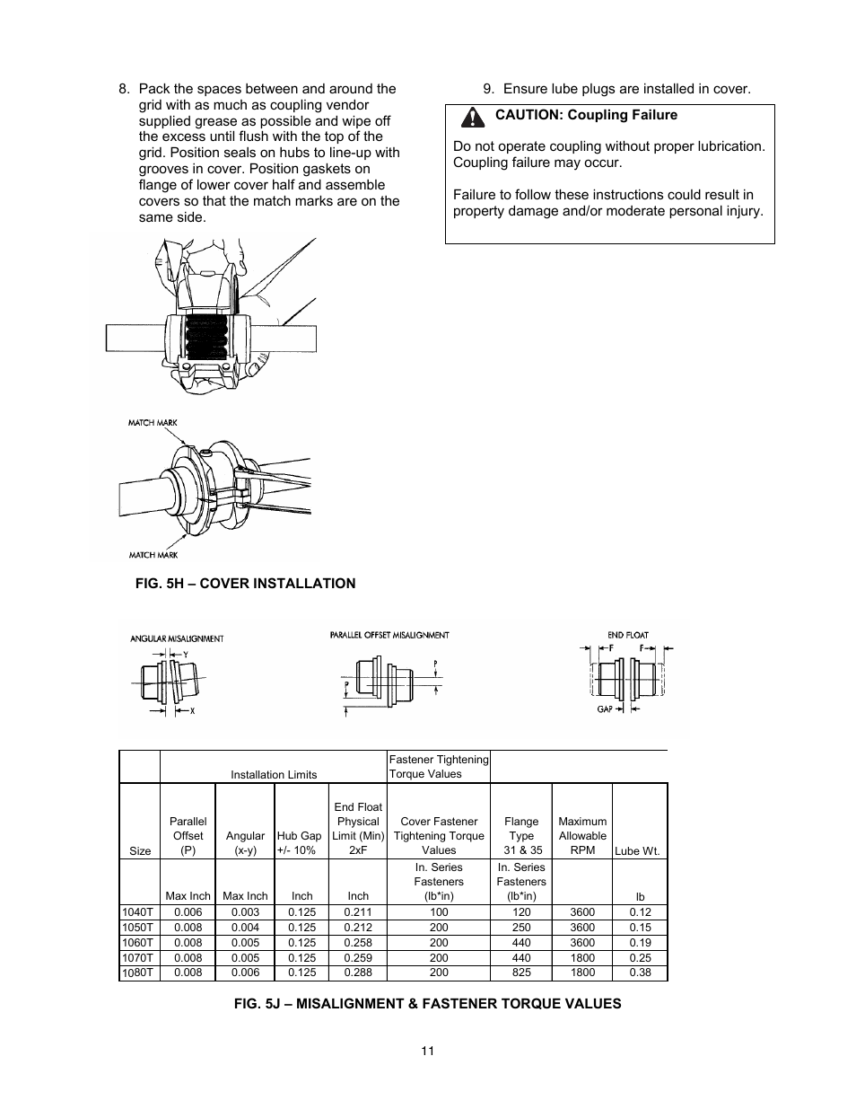 Xylem 2000 Series Frame Mounted Pumps AC8652 REV.C User Manual | Page 11 / 20