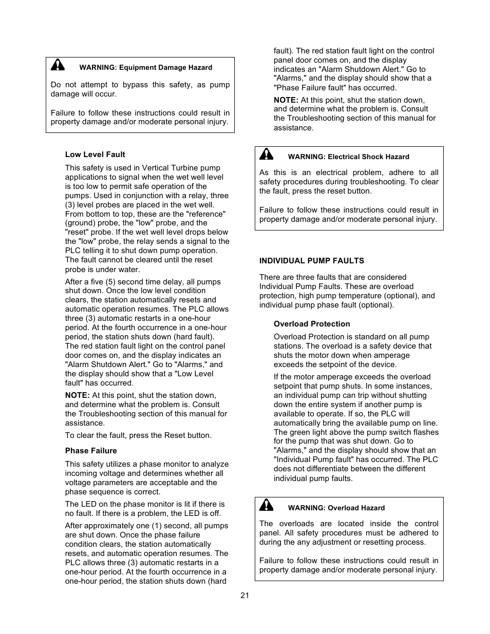 Xylem 19 001 200 R2 SILENT STORM VFD Pumping System User Manual | Page 23 / 38