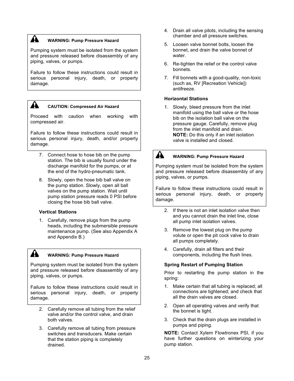 Xylem 19 001 200 R2 SILENT STORM VFD Pumping System User Manual | Page 27 / 38