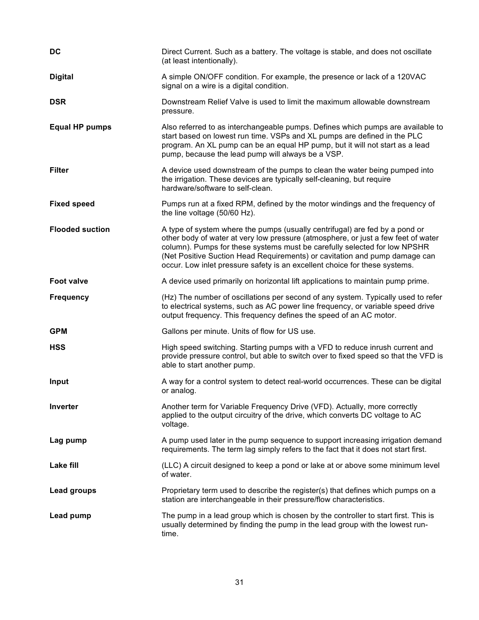 Xylem 19 001 200 R2 SILENT STORM VFD Pumping System User Manual | Page 33 / 38