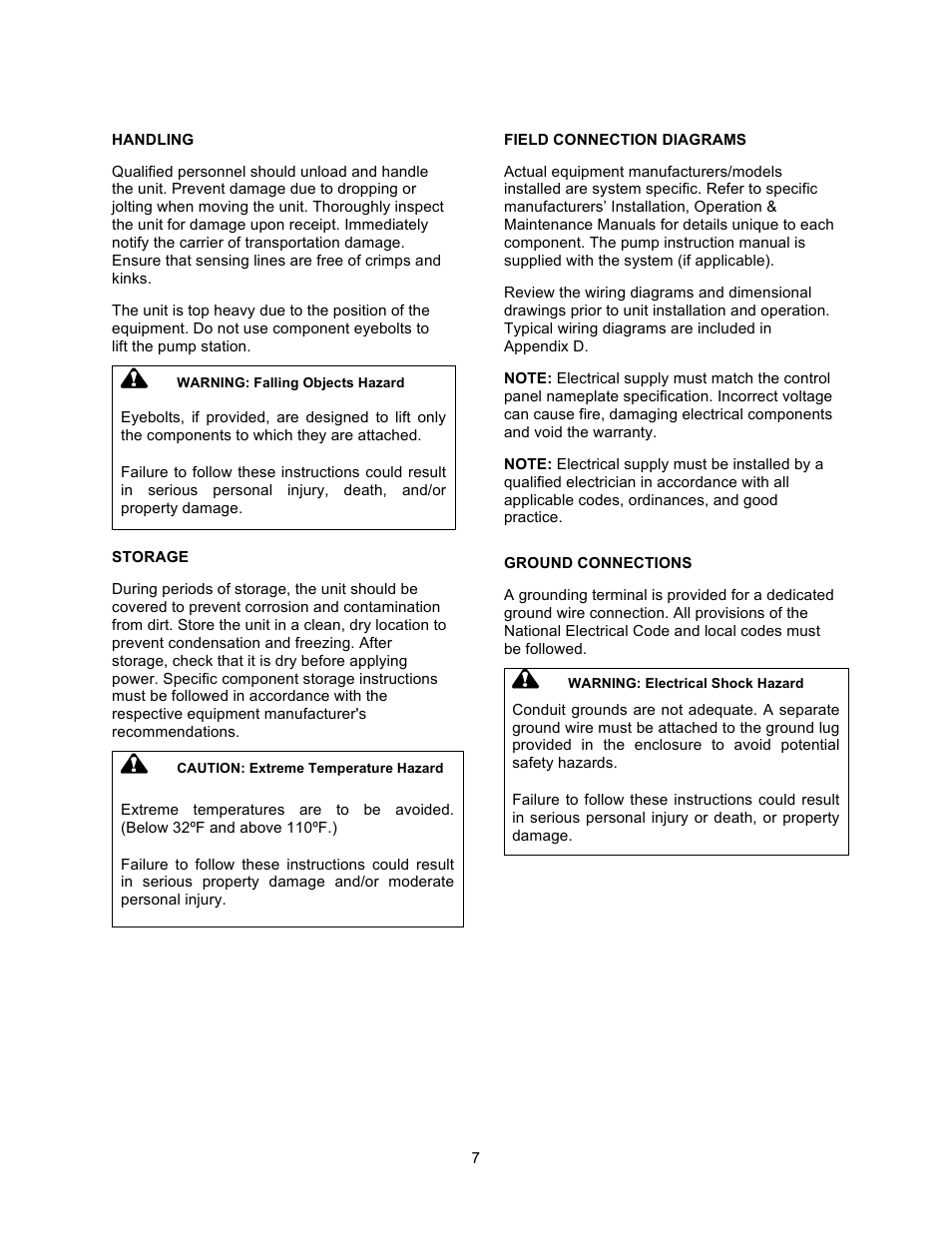 Xylem 19 001 251 R3 Floboy VFD Pumping System User Manual | Page 11 / 40