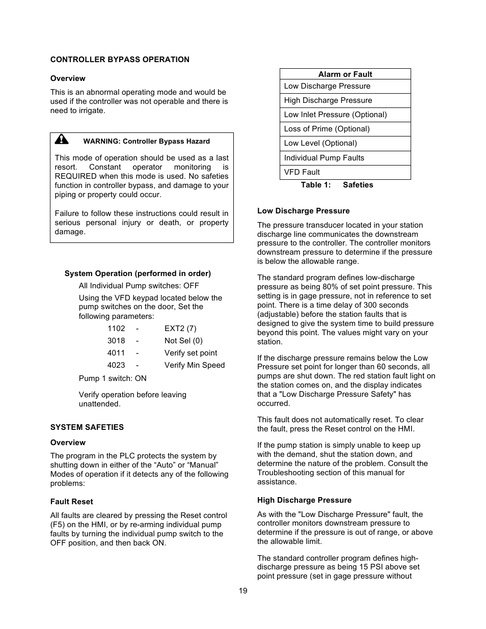 Xylem 19 001 251 R3 Floboy VFD Pumping System User Manual | Page 23 / 40