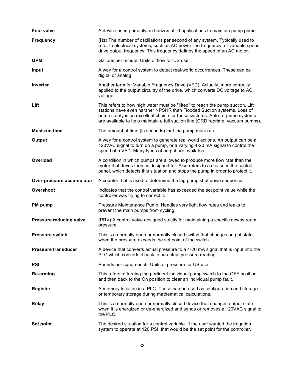 Xylem 19 001 251 R3 Floboy VFD Pumping System User Manual | Page 37 / 40