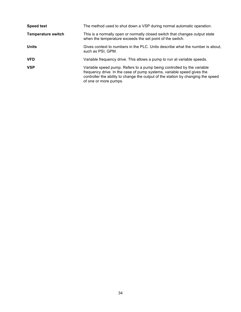 Xylem 19 001 251 R3 Floboy VFD Pumping System User Manual | Page 38 / 40
