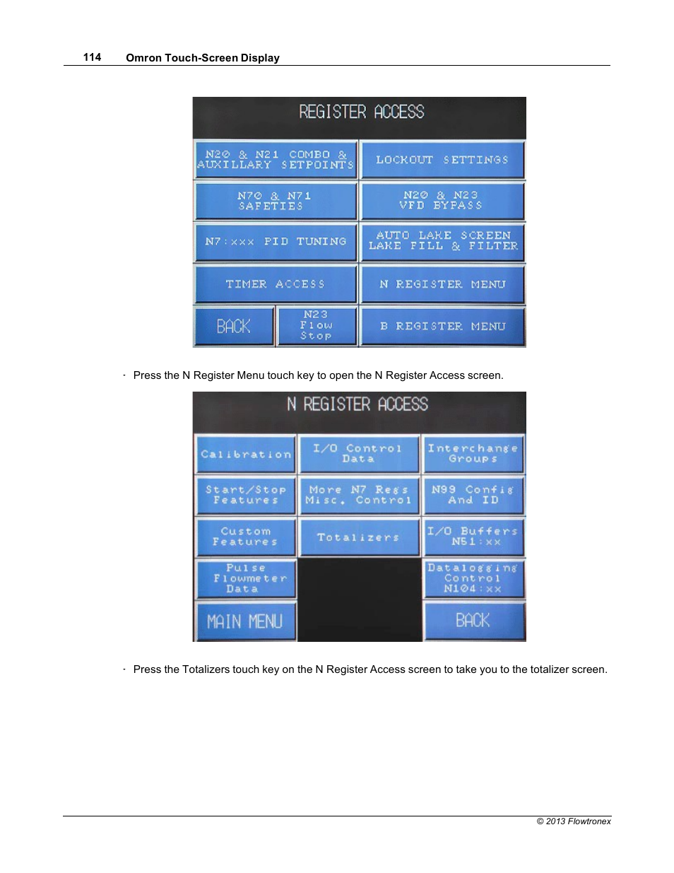 Xylem 19 001 300 R2 Silent Storm VFD Pumping System OMRON Touch Screen Display Manual User Manual | Page 118 / 162