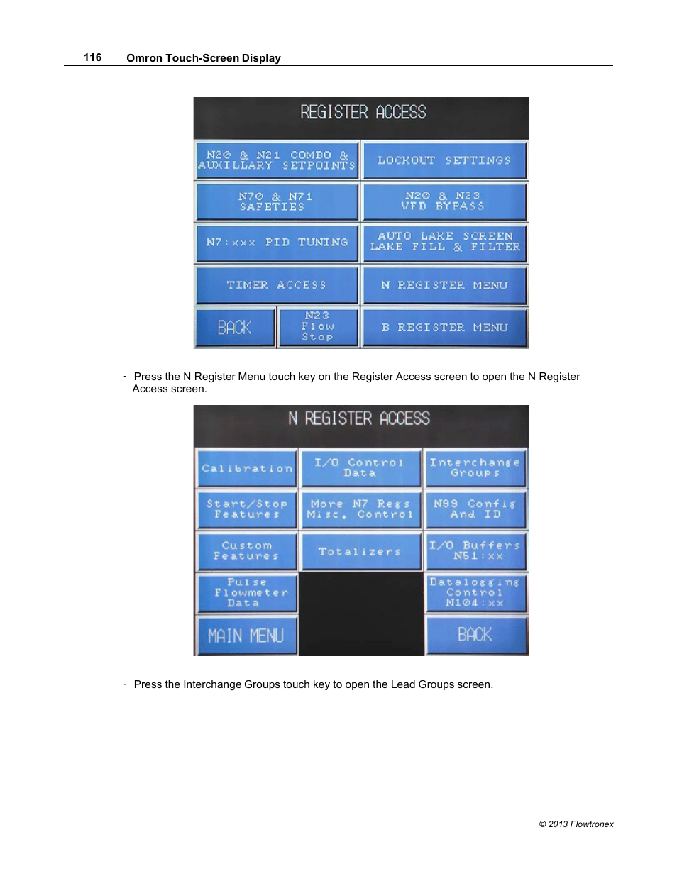 Xylem 19 001 300 R2 Silent Storm VFD Pumping System OMRON Touch Screen Display Manual User Manual | Page 120 / 162