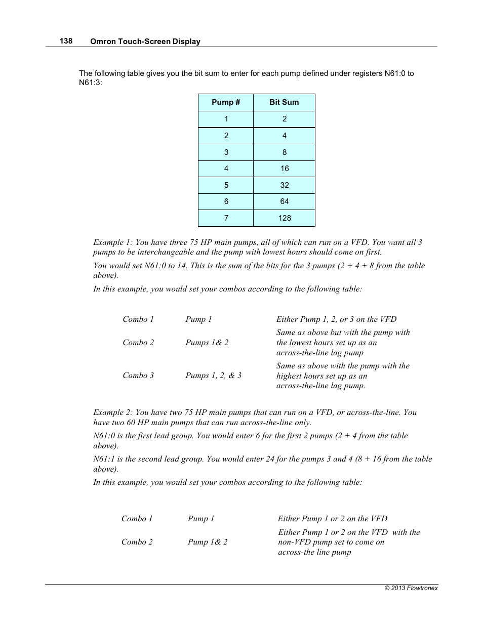 Xylem 19 001 300 R2 Silent Storm VFD Pumping System OMRON Touch Screen Display Manual User Manual | Page 142 / 162