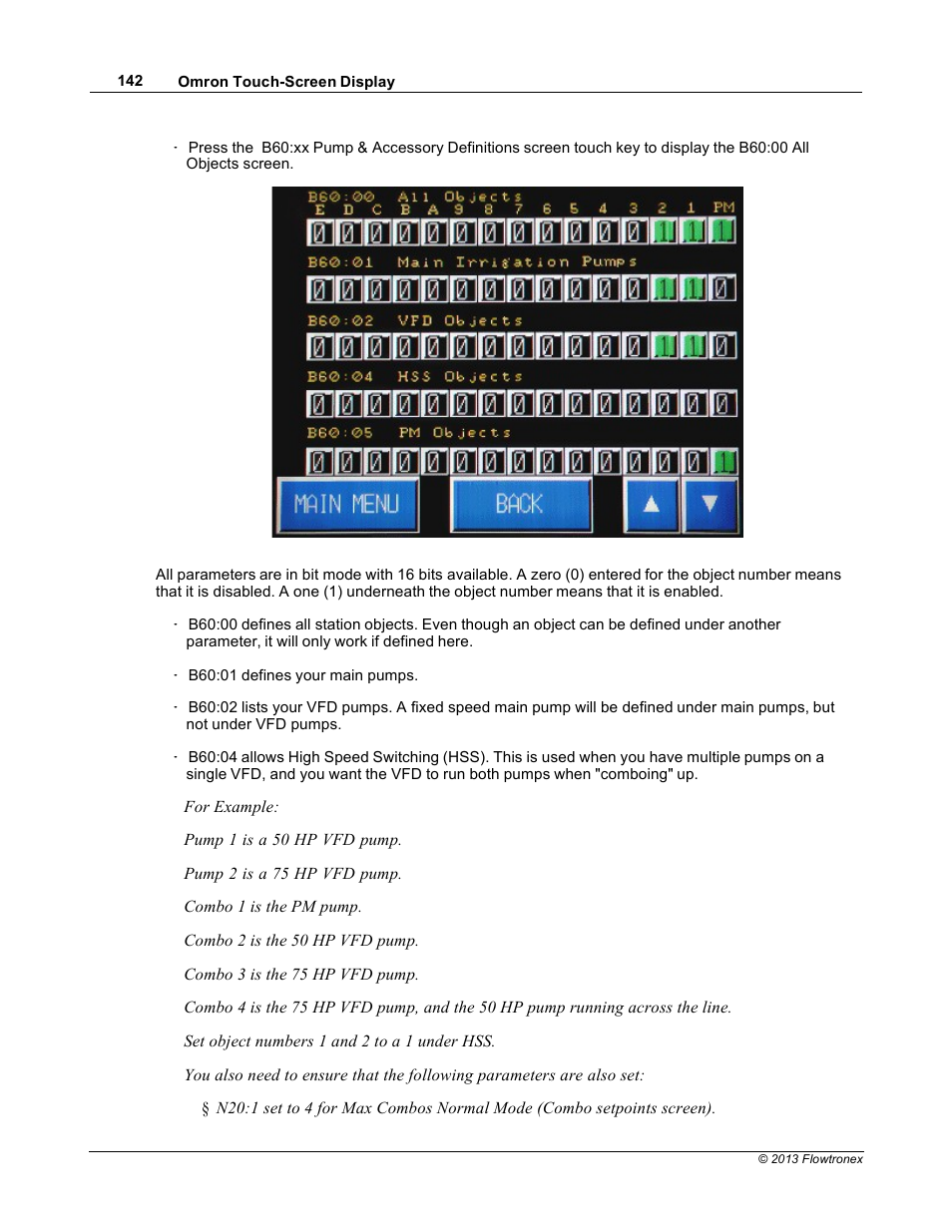 Xylem 19 001 300 R2 Silent Storm VFD Pumping System OMRON Touch Screen Display Manual User Manual | Page 146 / 162