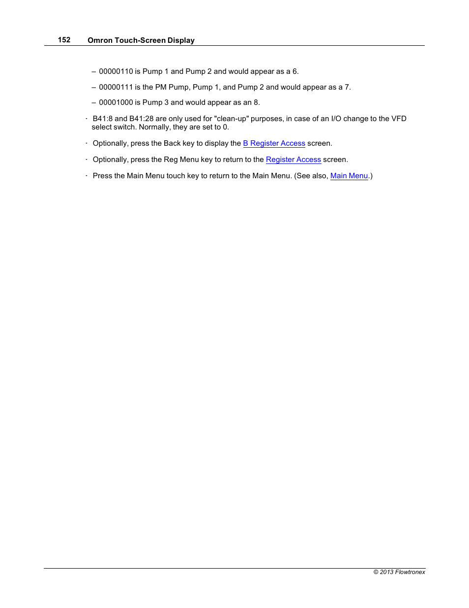 Xylem 19 001 300 R2 Silent Storm VFD Pumping System OMRON Touch Screen Display Manual User Manual | Page 156 / 162