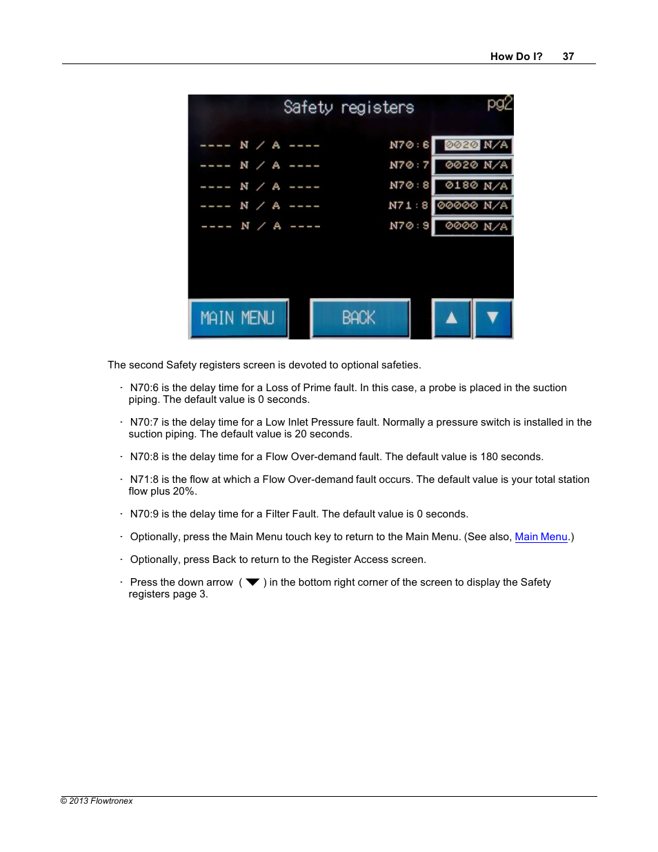 Xylem 19 001 300 R2 Silent Storm VFD Pumping System OMRON Touch Screen Display Manual User Manual | Page 41 / 162