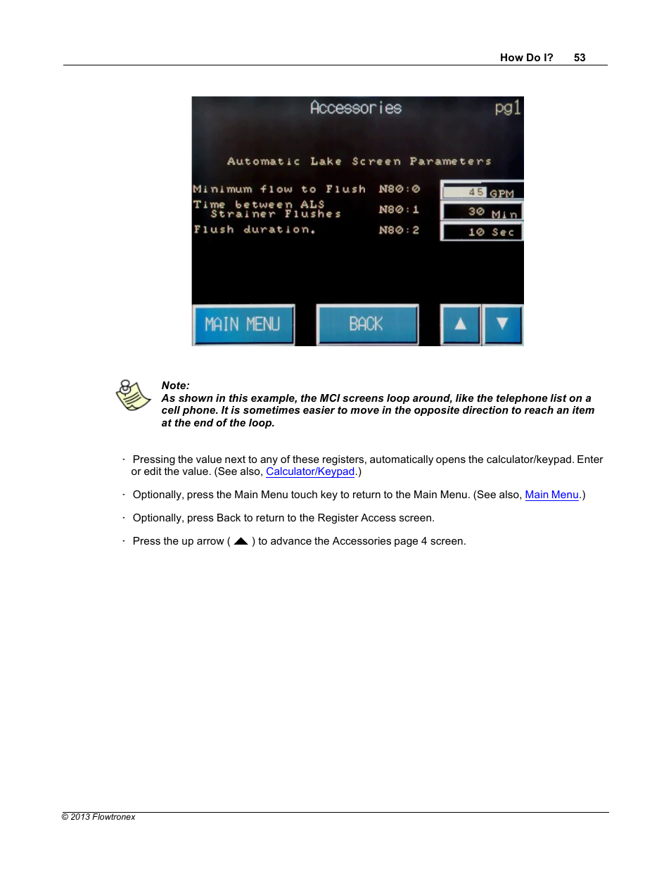 Xylem 19 001 300 R2 Silent Storm VFD Pumping System OMRON Touch Screen Display Manual User Manual | Page 57 / 162