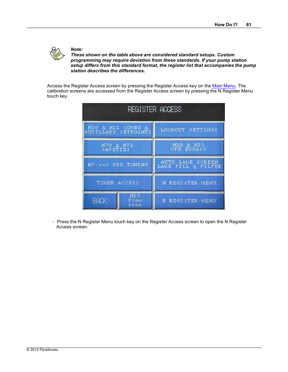 Xylem 19 001 300 R2 Silent Storm VFD Pumping System OMRON Touch Screen Display Manual User Manual | Page 65 / 162