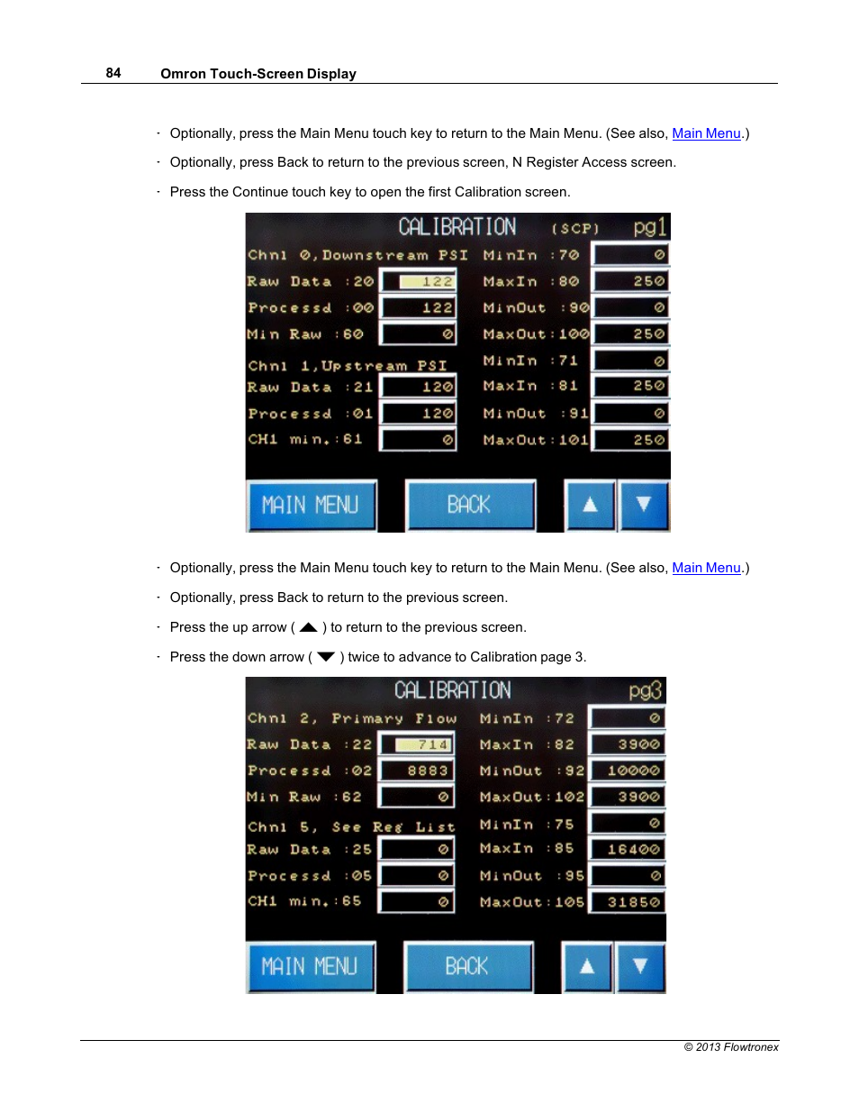 Xylem 19 001 300 R2 Silent Storm VFD Pumping System OMRON Touch Screen Display Manual User Manual | Page 88 / 162