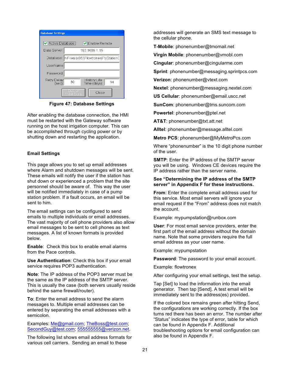 Xylem 19 001 351R2 PACE Integrated Pump Controller Human Machine Interface (HMI) for the Silent Storm VFD Pumping System – User Guide User Manual | Page 21 / 28