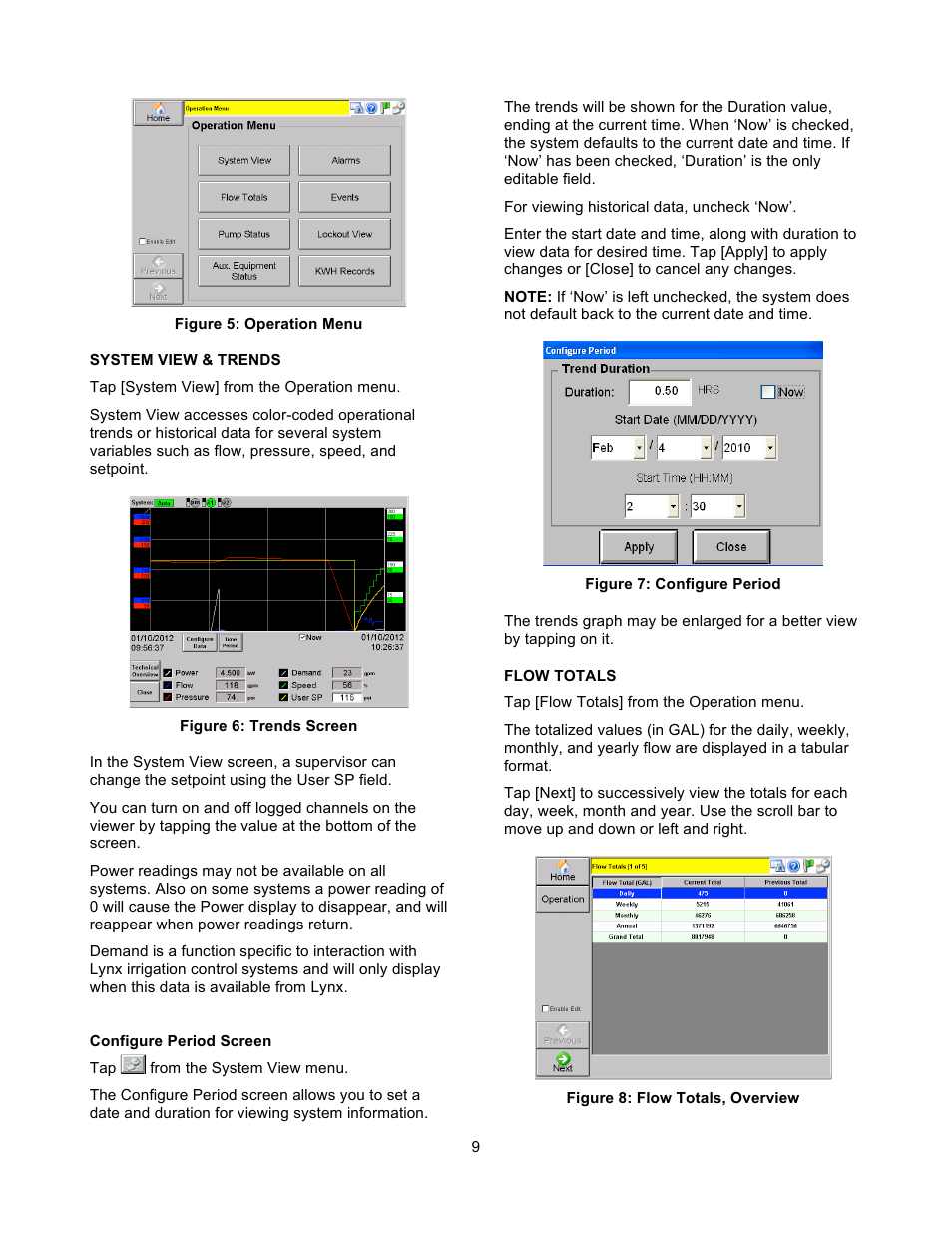 Xylem 19 001 351R2 PACE Integrated Pump Controller Human Machine Interface (HMI) for the Silent Storm VFD Pumping System – User Guide User Manual | Page 9 / 28