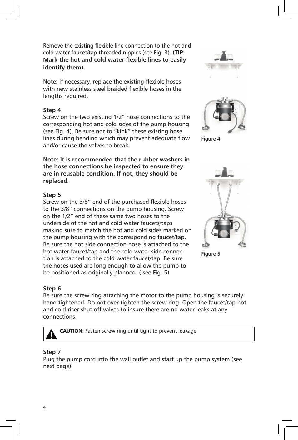 Xylem 6 71 075 109A Autocirc Instant Hot Water Pump Model ACT E10 User Manual | Page 4 / 8