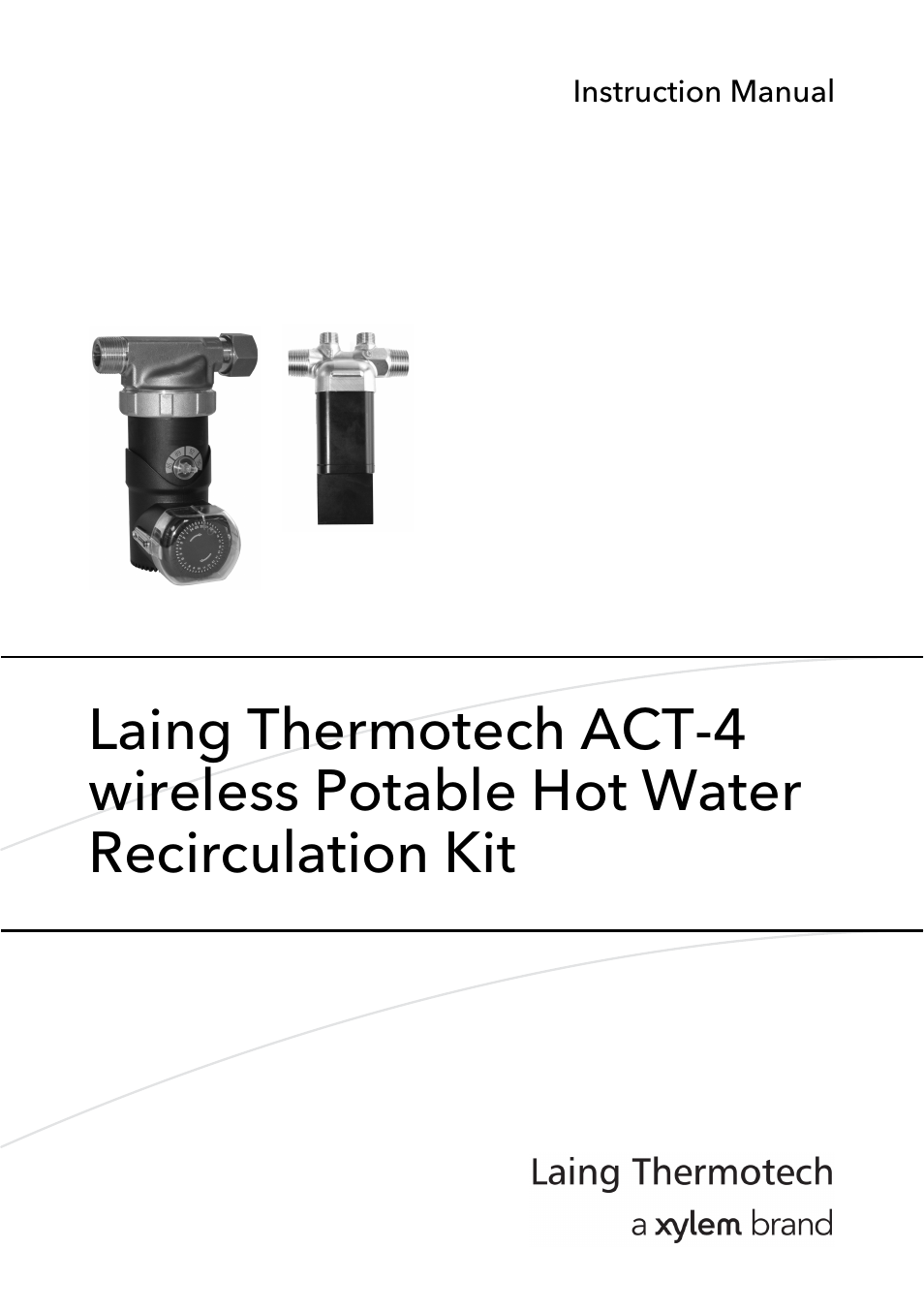 Xylem 6 71 075 145B ACT-4 Potable Hot Water Recirculating Systems User Manual | 28 pages