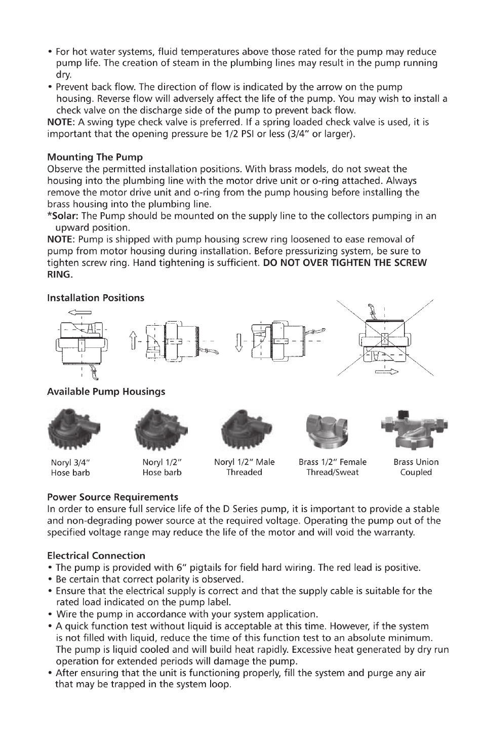 Xylem IM 17A ecocirc D5 Vario, Strong and Solar User Manual | Page 2 / 4