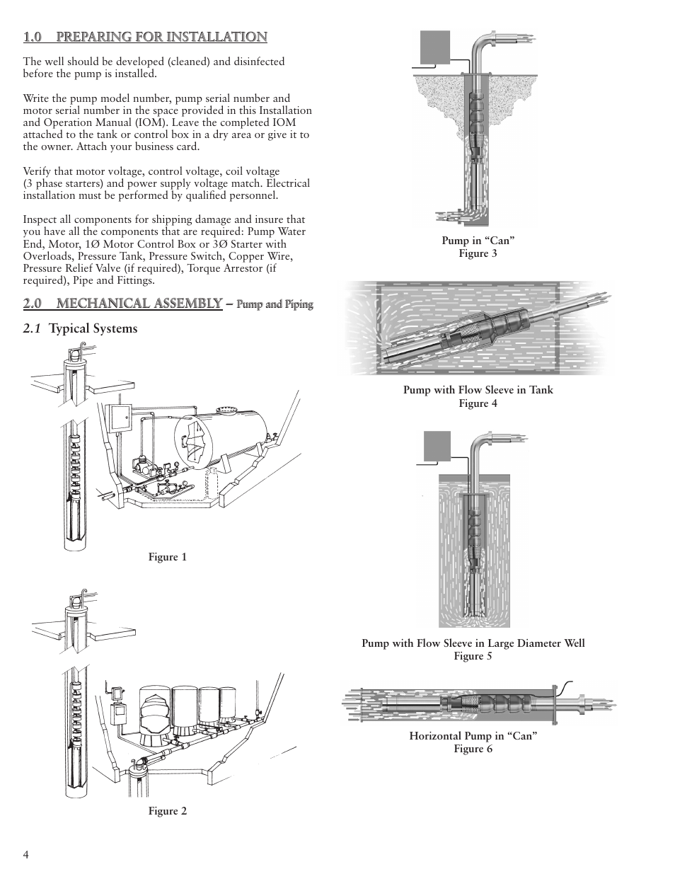 Xylem IM117 R01 5 and Larger Submersible Pump User Manual | Page 4 / 48