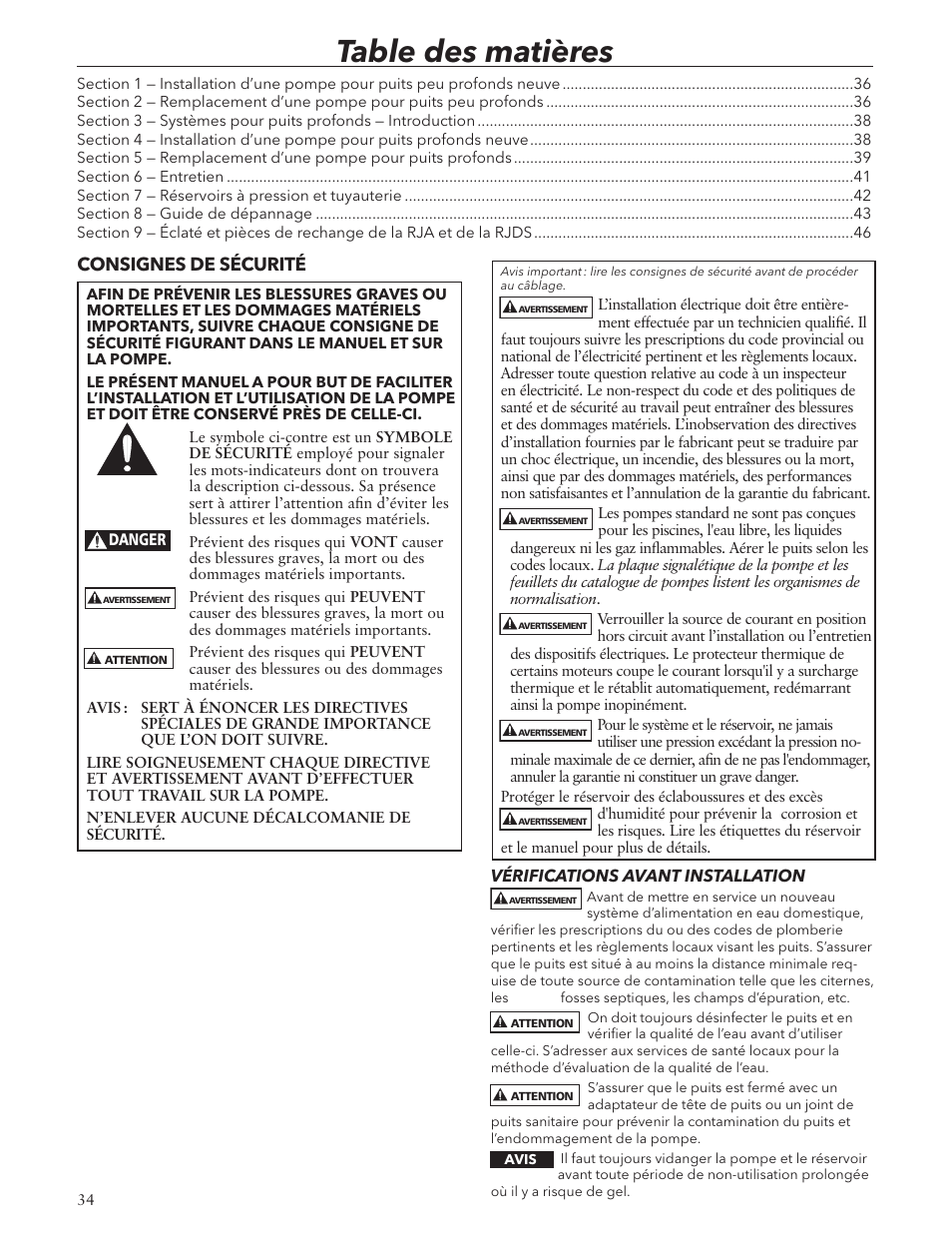 Xylem IM125 R02 RJA & RJDS Quick Set User Manual | Page 34 / 48