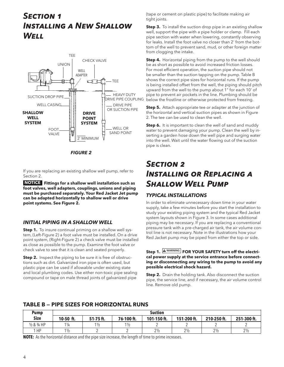 Xylem IM125 R02 RJA & RJDS Quick Set User Manual | Page 4 / 48