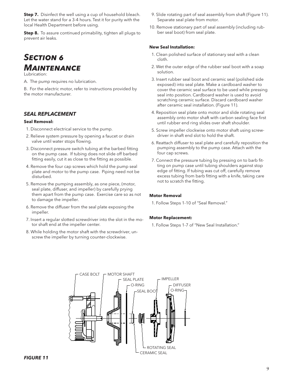 Xylem IM125 R02 RJA & RJDS Quick Set User Manual | Page 9 / 48