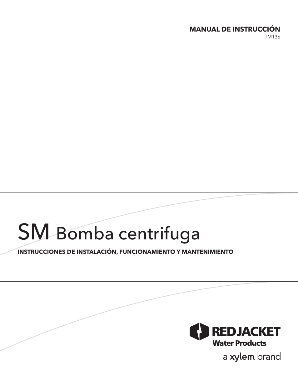 Bomba centrifuga | Xylem IM136 R01 SM Centrifugal Pump User Manual | Page 7 / 20