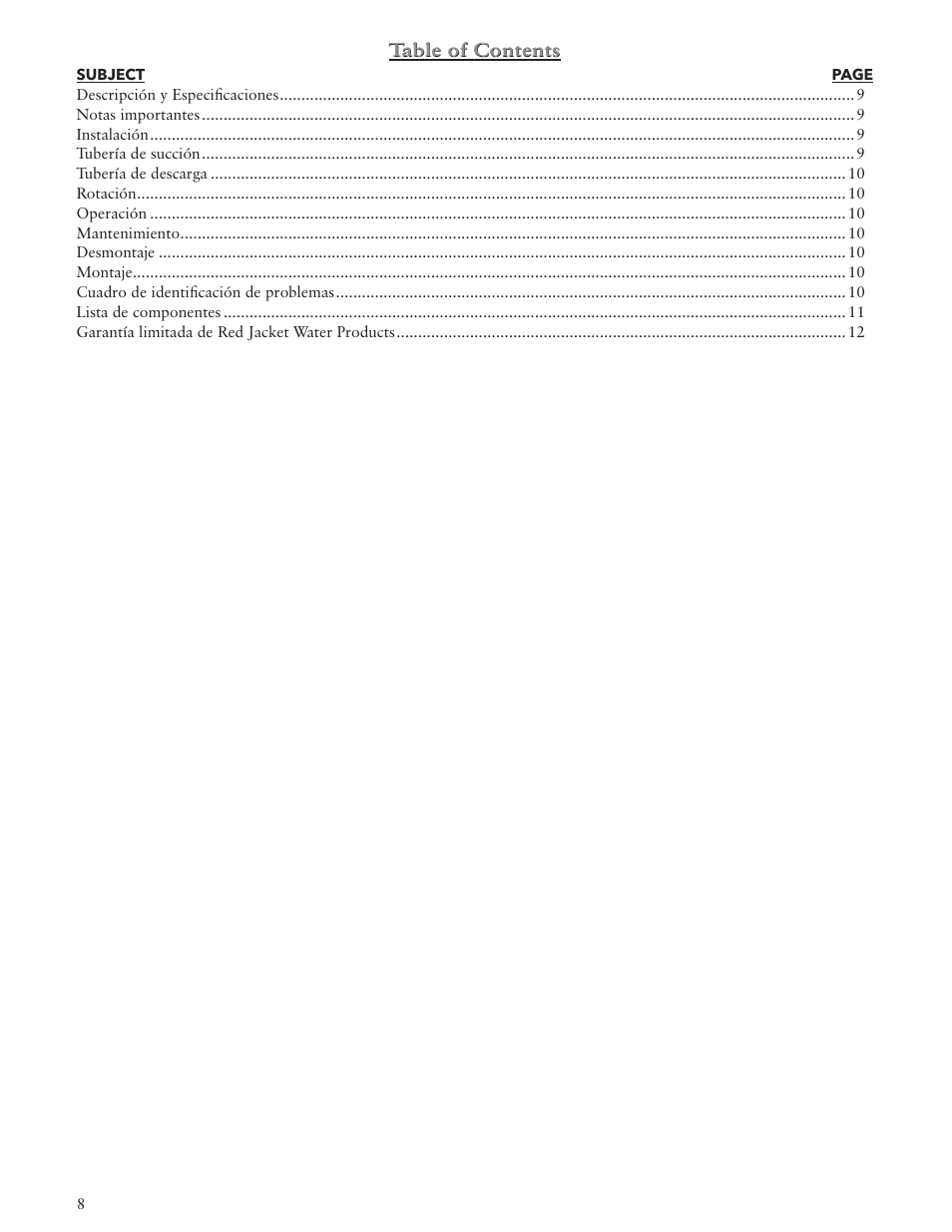 Xylem IM136 R01 SM Centrifugal Pump User Manual | Page 8 / 20