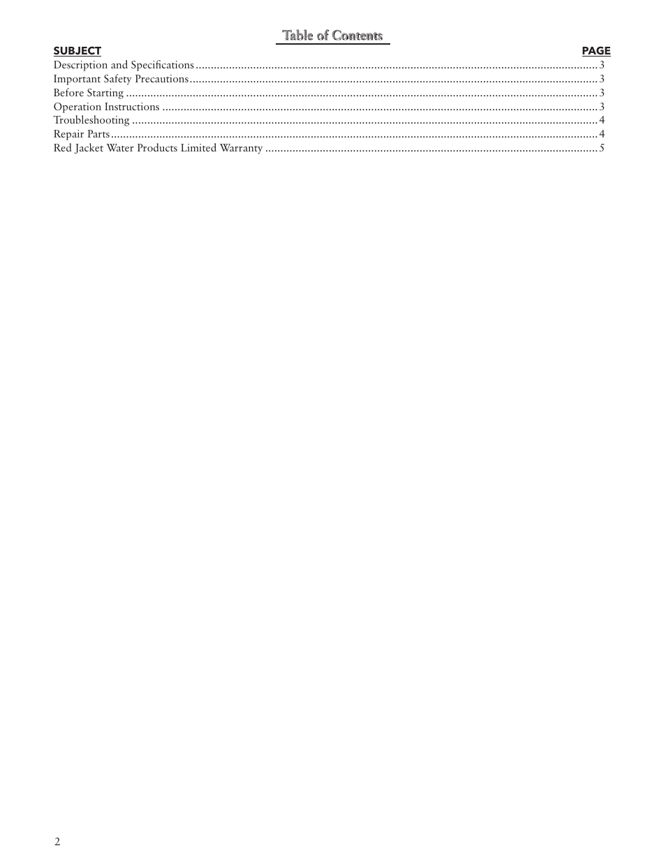 Xylem IM137 R02 GPC Engine Drive Self-Priming Pump User Manual | Page 2 / 16