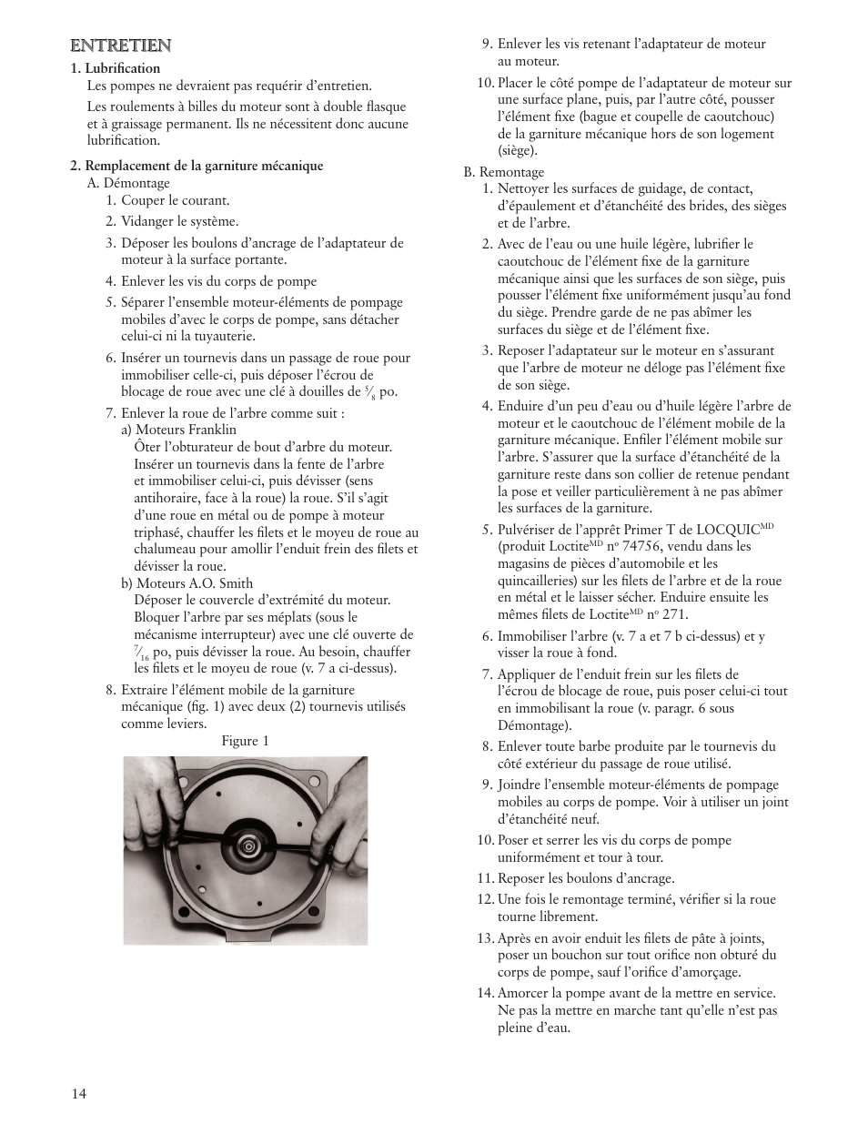 Xylem IM138 R01 HMC Close-Coupled Centrifugal Pump User Manual | Page 14 / 16