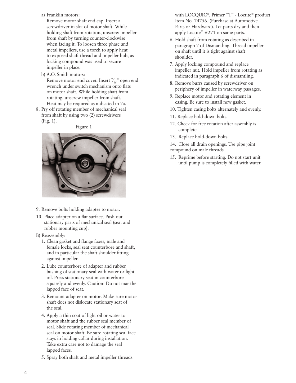 Xylem IM138 R01 HMC Close-Coupled Centrifugal Pump User Manual | Page 4 / 16