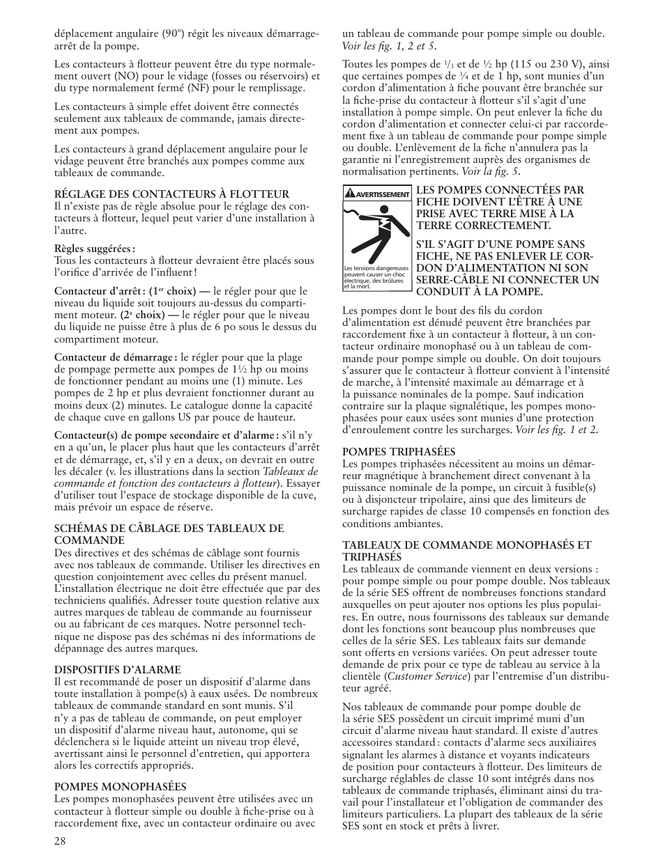 Xylem IM163 R01 Wastewater Pumps Dewatering, Effluent and Sewage User Manual | Page 28 / 36