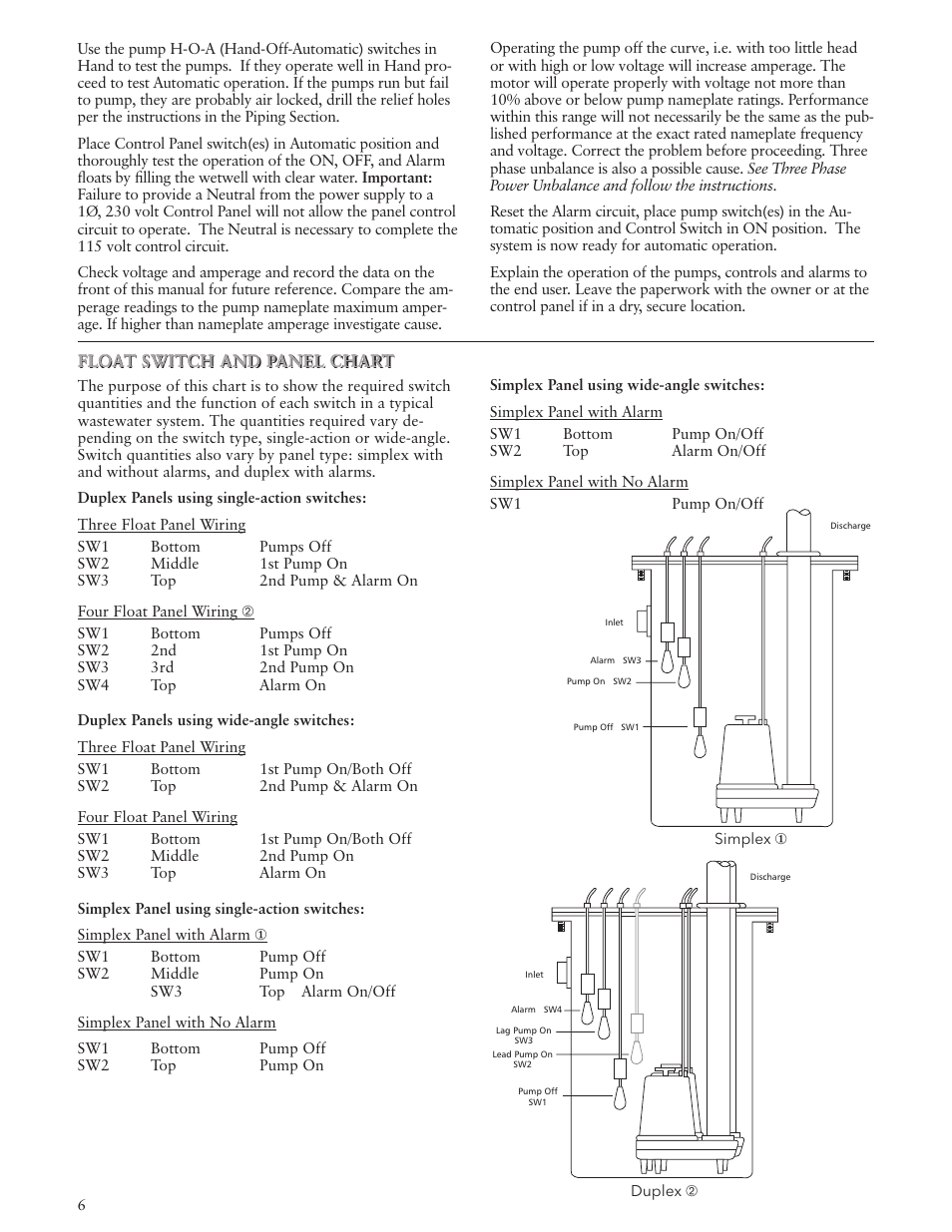 Xylem IM163 R01 Wastewater Pumps Dewatering, Effluent and Sewage User Manual | Page 6 / 36