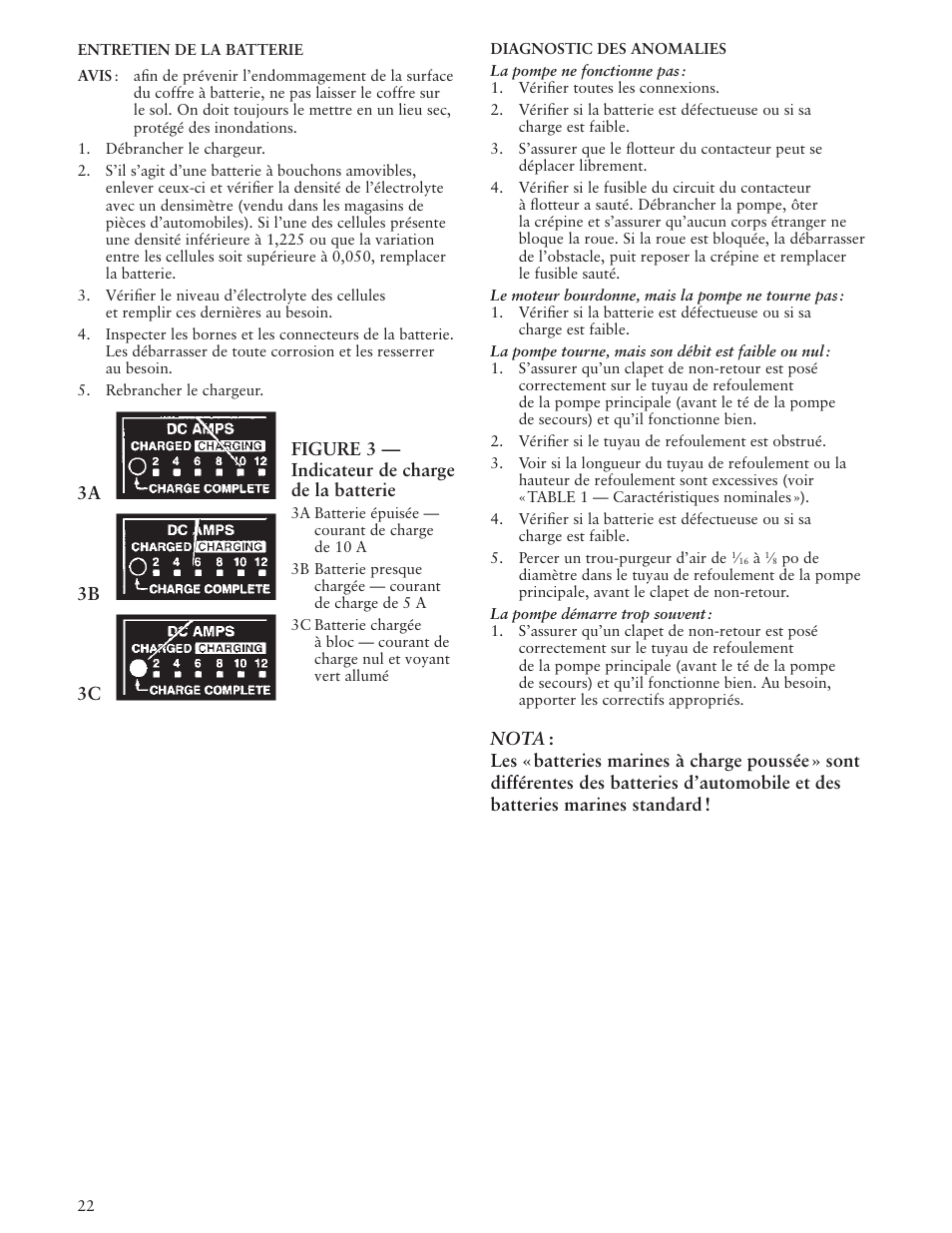 Xylem IM186R03 Battery Backup Sump Pump User Manual | Page 22 / 24